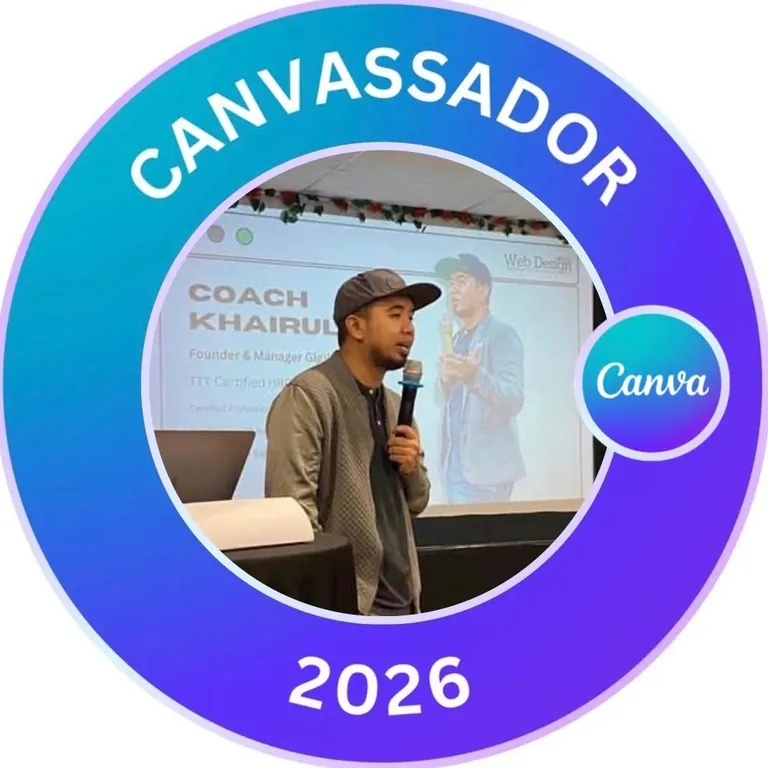 Coach Khairul, Canva Canvassador 2026 dan GenAI Trainer bertauliah HRD Corp